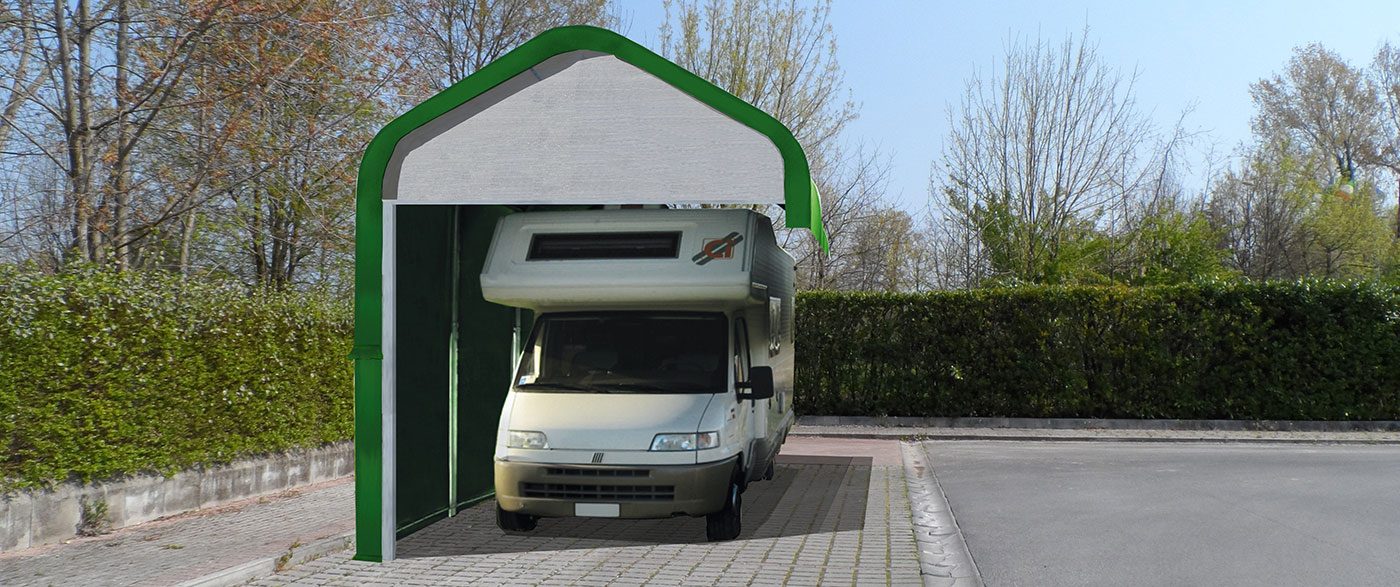 Copertura camper a Sbalzo